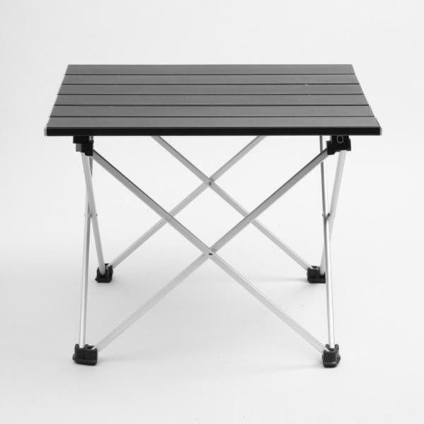 돌돌 롤타입 알미늄 휴대용 캠핑테이블 395 블랙