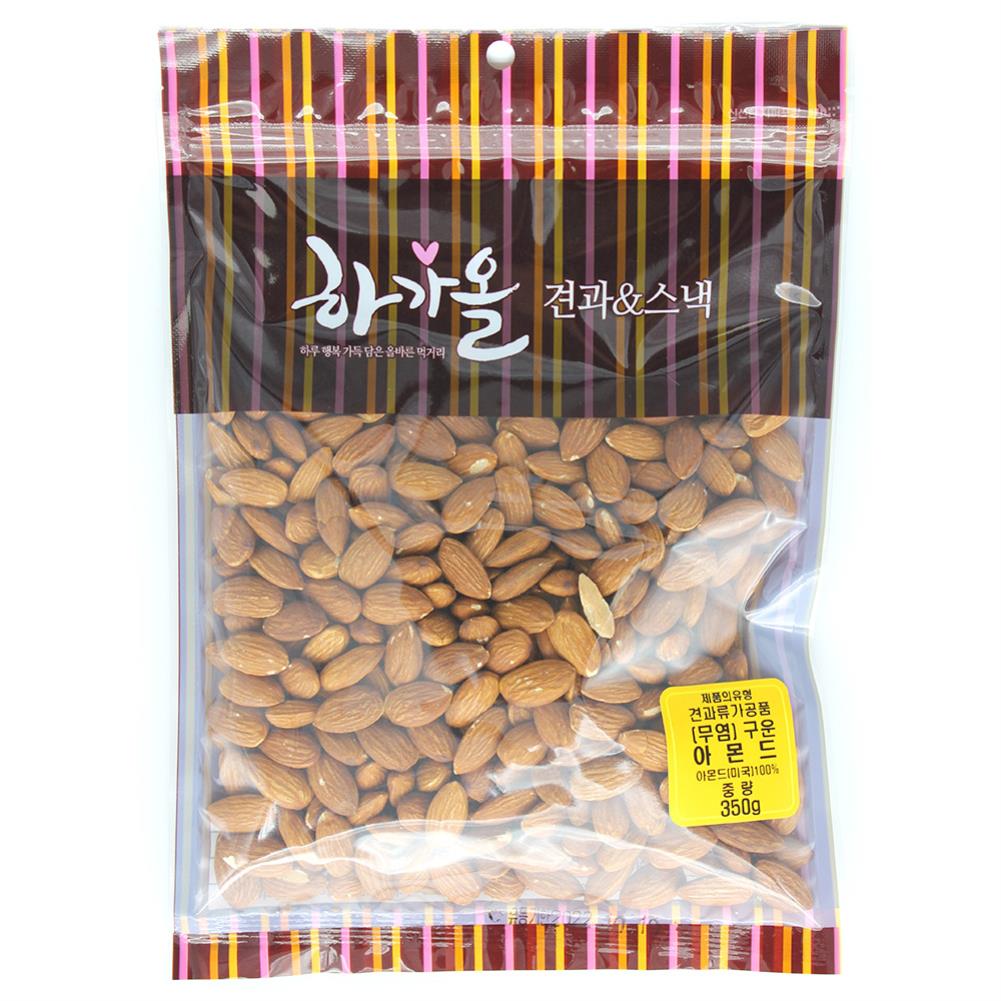 하가올소 구운아몬드 350g X12 간식거리 견과류 안주