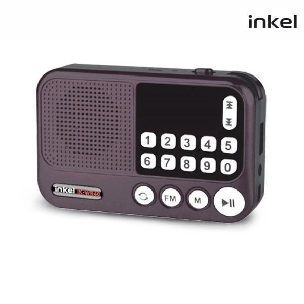 휴대용 라디오 MP3 스피커 블랙 IK-WR40