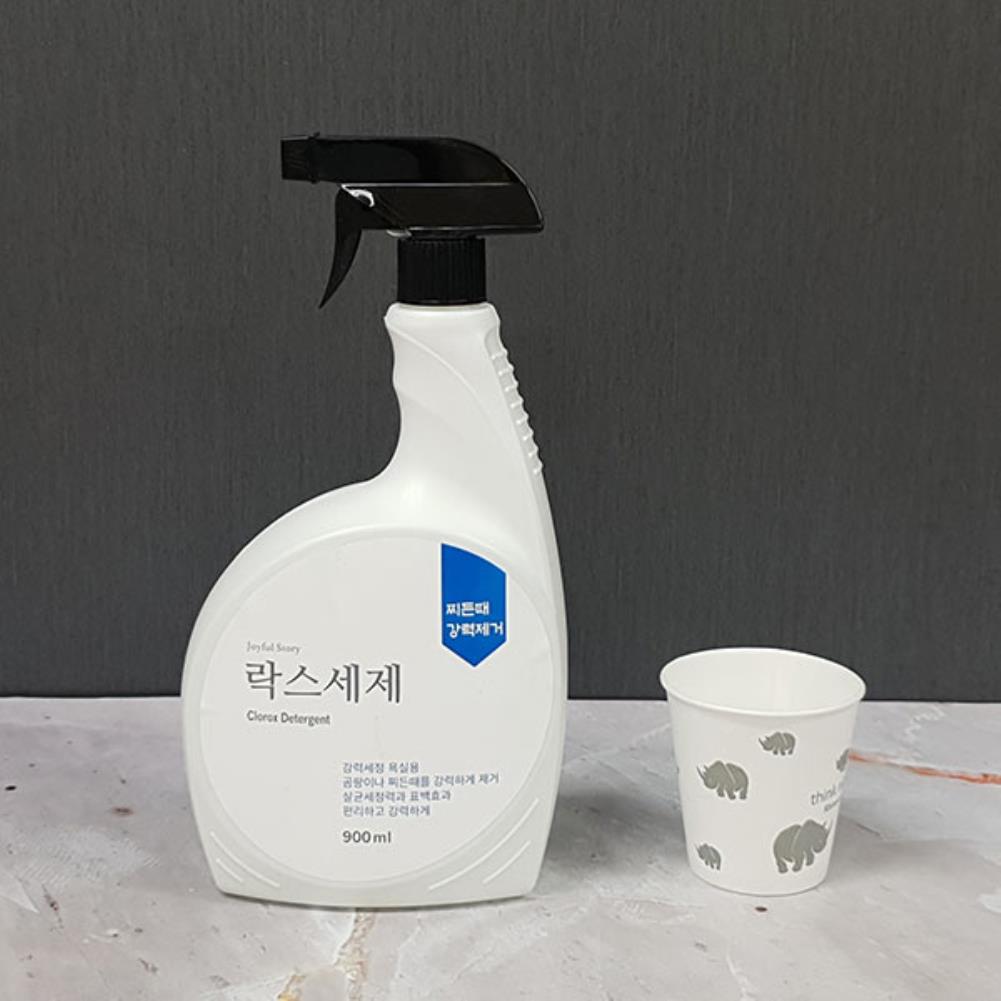 락스세제 900ml 곰팡이제거 표백세제 뿌리는락스 찌든때제거 살균세정제