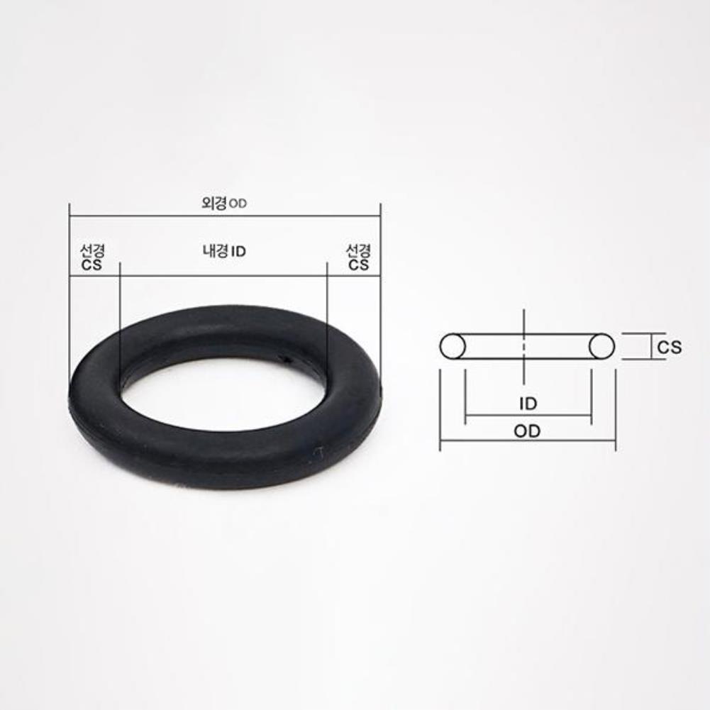 OC1282 실리콘오링 고무링 패킹 바킹 오일링 10종낱개 물새는곳