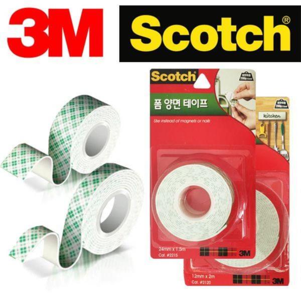 3M 양면 폼테이프 넓은폭2 좁은폭3 택1