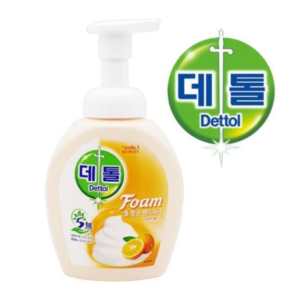 데톨088 풍부한거품 폼 핸드워시 오렌지 250ml