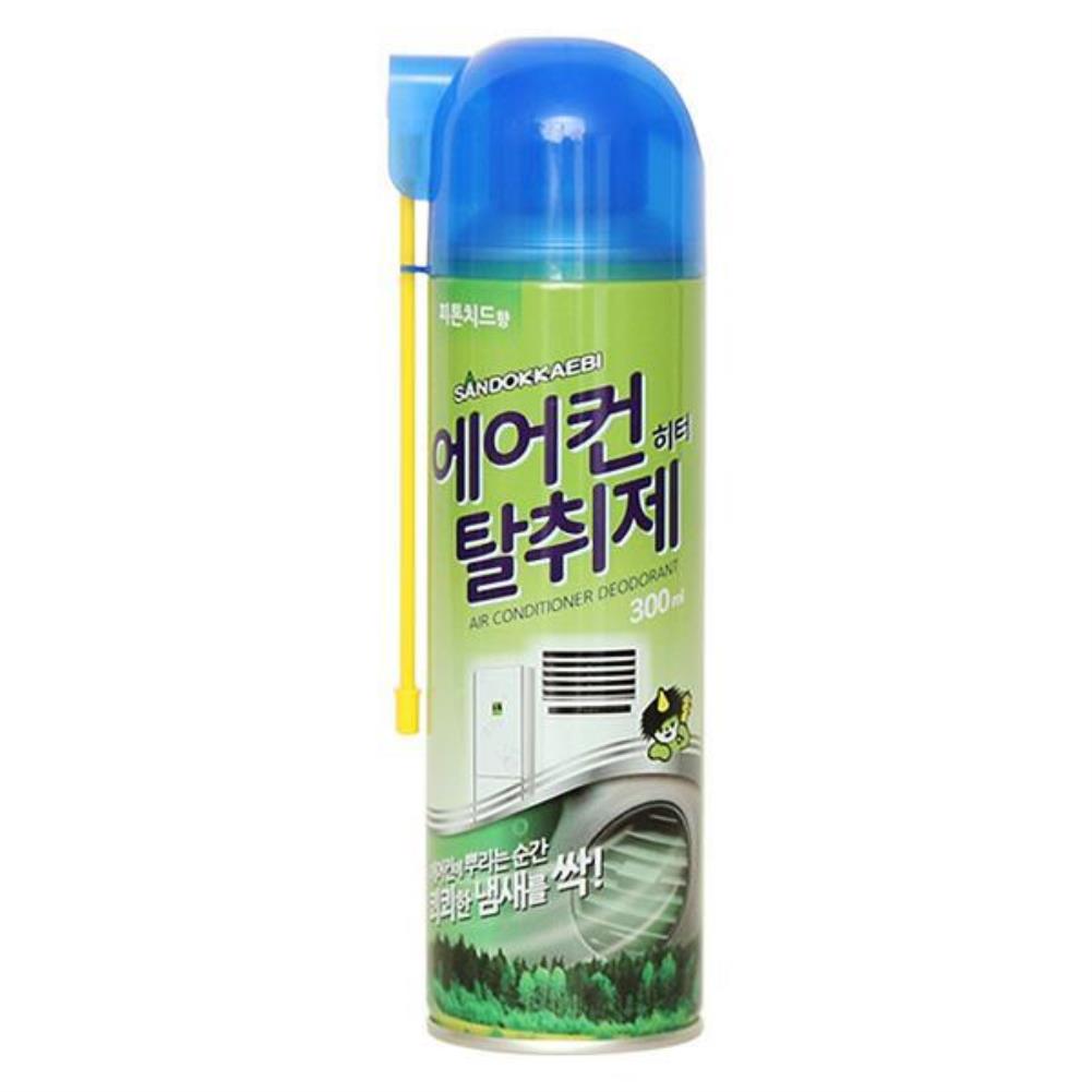 산도깨비 피톤치드 에어컨 탈취제 300ml 에어컨냄새제거 에어컨청소세제 에