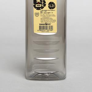 1.2L 사각참숯 물병투명 물통