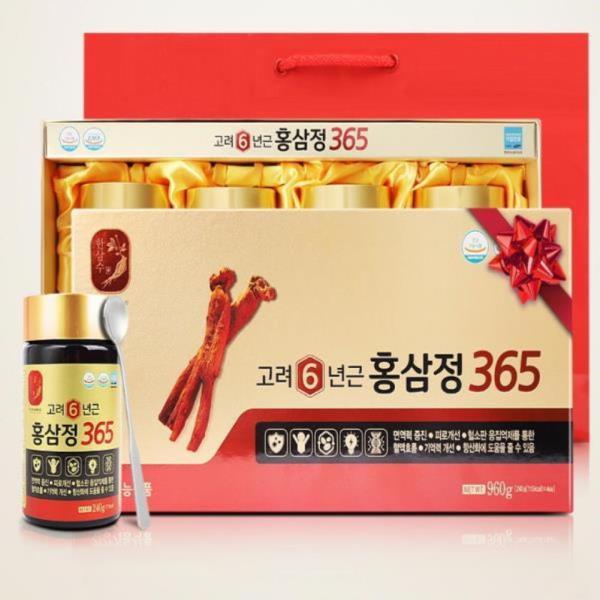 부모님선물추천 6년근고려홍삼정 240g x 4병 (960g)