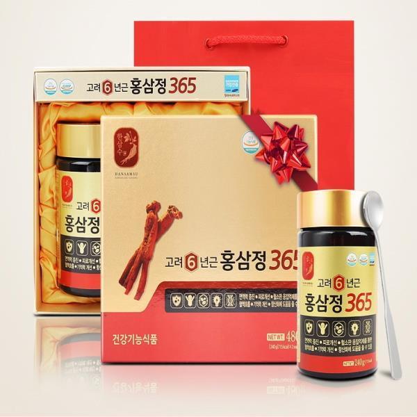 부모님선물추천 6년근고려홍삼정240gx2병(480g)