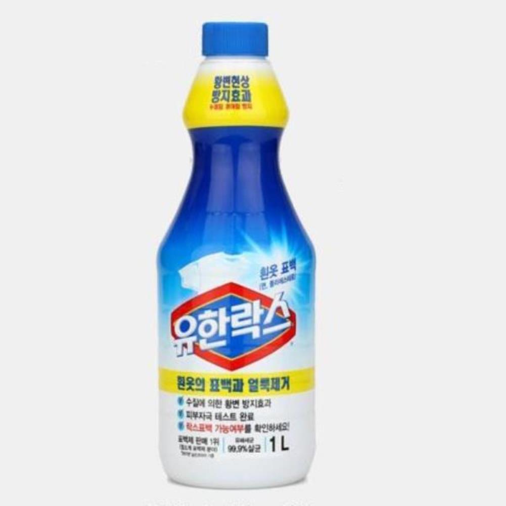 흰옷 표백용 유한락스 1L 섬유표백제 표백제 표백세제 표백 표백제리필 빨