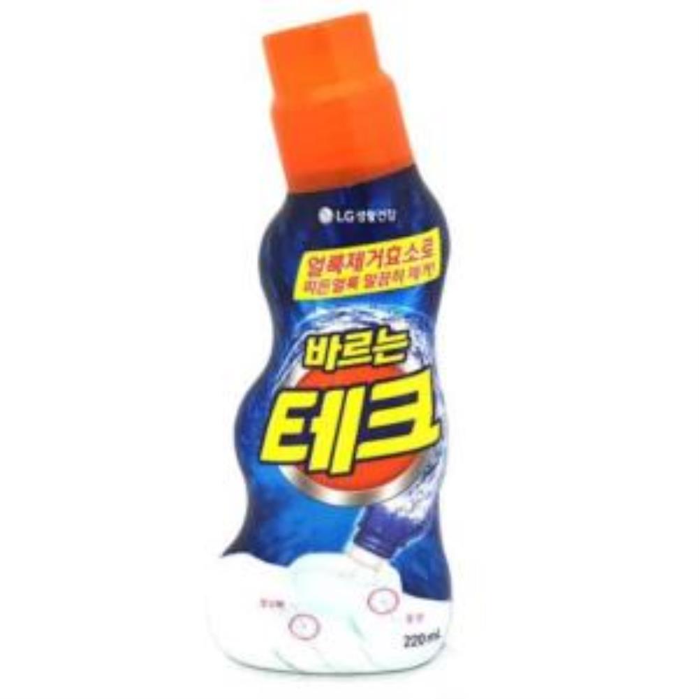 부분세탁 바르는테크 220ml 가정용빨래세제 세제리필 세제리필 운동화세탁