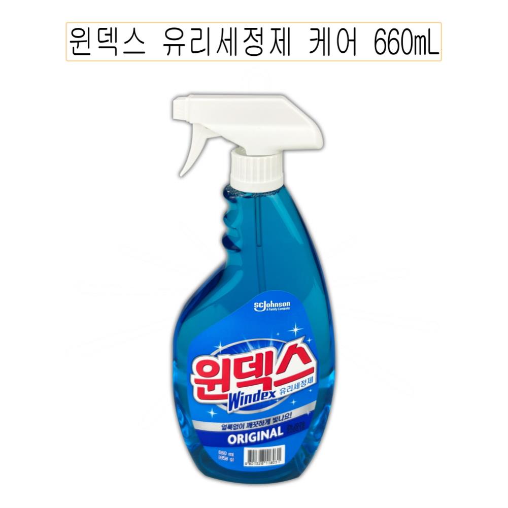 윈덱스 유리세정제 660ml -FN 유리세제 유리물때제거 창문세제 차유리세정