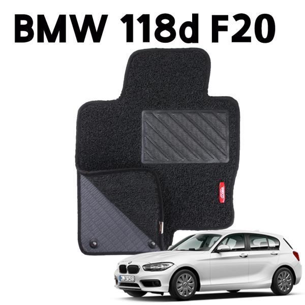 BMW 118d F20 이중 코일 차량 차 발 깔판 매트 black