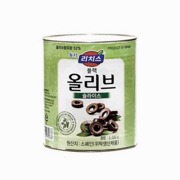 리치스 블랙올리브 슬라이스 3kg