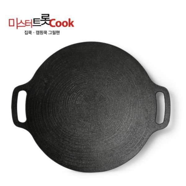 캠핑 바베큐 볶음 그릴팬 고기불판 구이팬 30cm