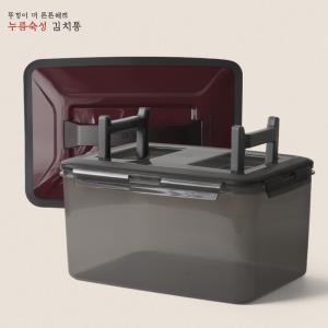 누름김치통 김치냉장고 김치통 밀폐용기 3size