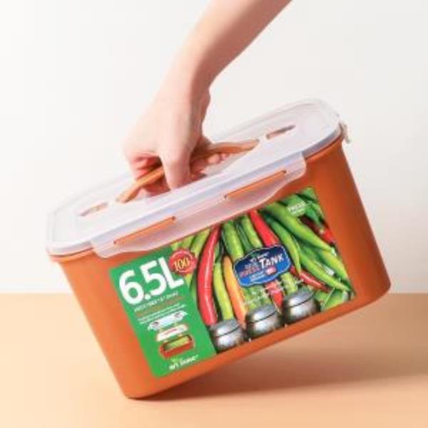 황토진공 김치통 밀폐용기 김치보관 4.9L6.5L8.7L11L