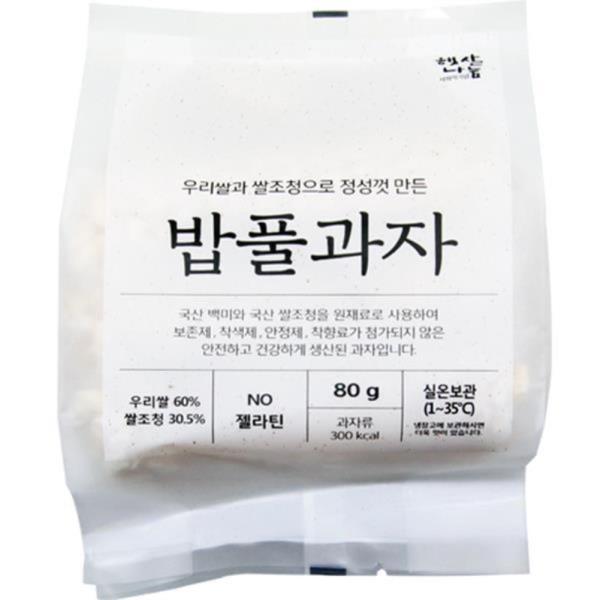 두레생협 밥풀과자(80g)2개