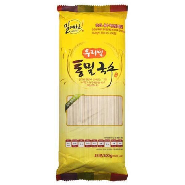 두레생협 우리밀통밀국수(400g)2개