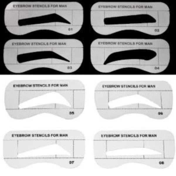 남성 눈썹 그리기 가이드 (10개 1SET)/드로잉 가이드