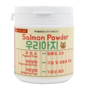 반려동물 피부 모질 연어 갈아만든 파우더 100g 1개