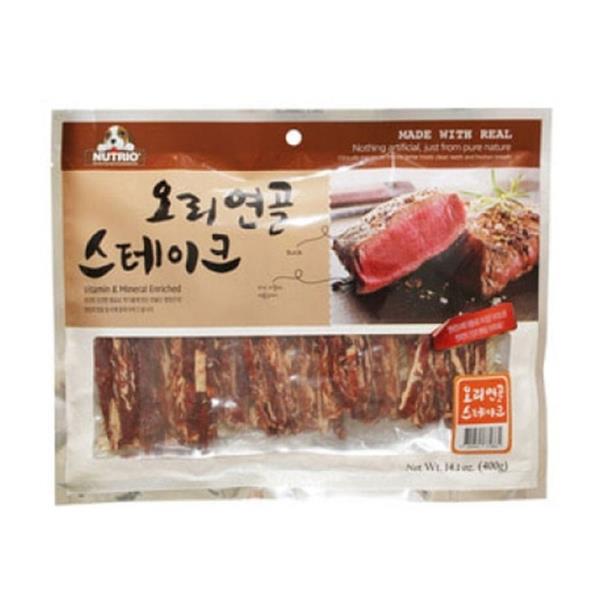 애견 프리미엄 간식 오리 연골 400g 1P 강아지 보상