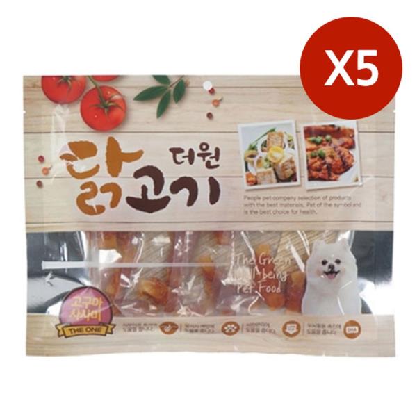 반려견 고구마 사사미 300g 5P 강아지 육포 간식