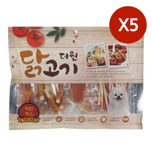 강아지 치킨믹스 300g 1P 반려견 사시미 져키 간식