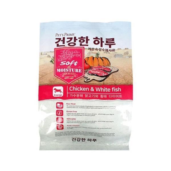 애견 소프트 닭고기 황태 사료 1kg 1P 강아지 먹이