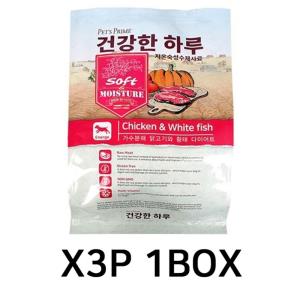 댕댕이 강아지 소프트 닭고기 황태 사료 먹이 1kg3P