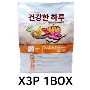 댕댕이 강아지 애견 오리 연어 사료 먹이 1kg 3P