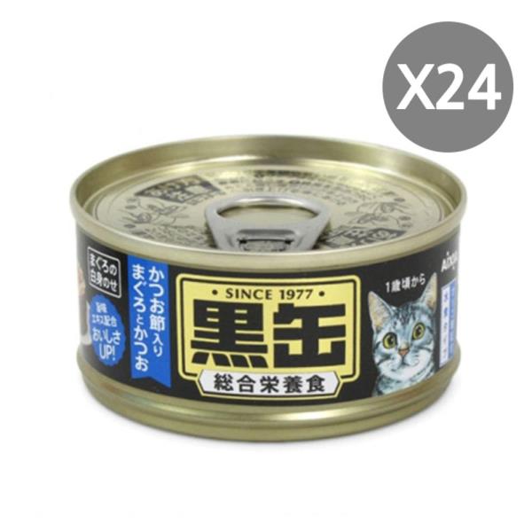 애묘 주식캔 80g 24p 참치 가다랑어 종합영양 습식