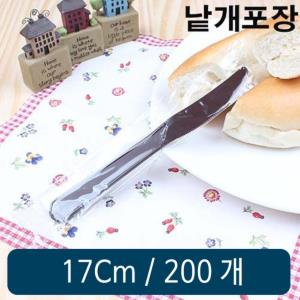 일회용 플라스틱 칼 A 갈색 개별 17Cm 400개