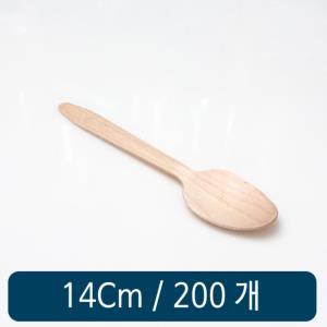 나무스푼 14cm (중) 200개