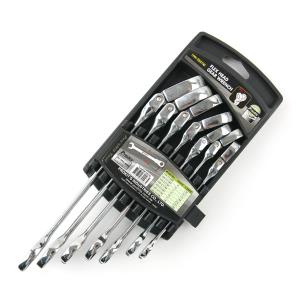 PROKIT HW-5907M 기어 렌치 세트7PCS 헤드 180도 회전작업편리