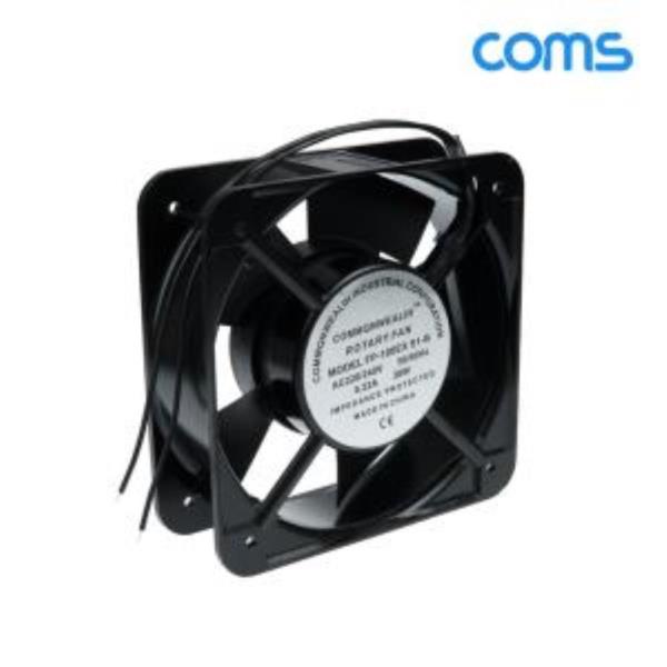 환풍기 사각 쿨러 AC 220V 전원 제작용 2선 150mm 38W 볼 베어링