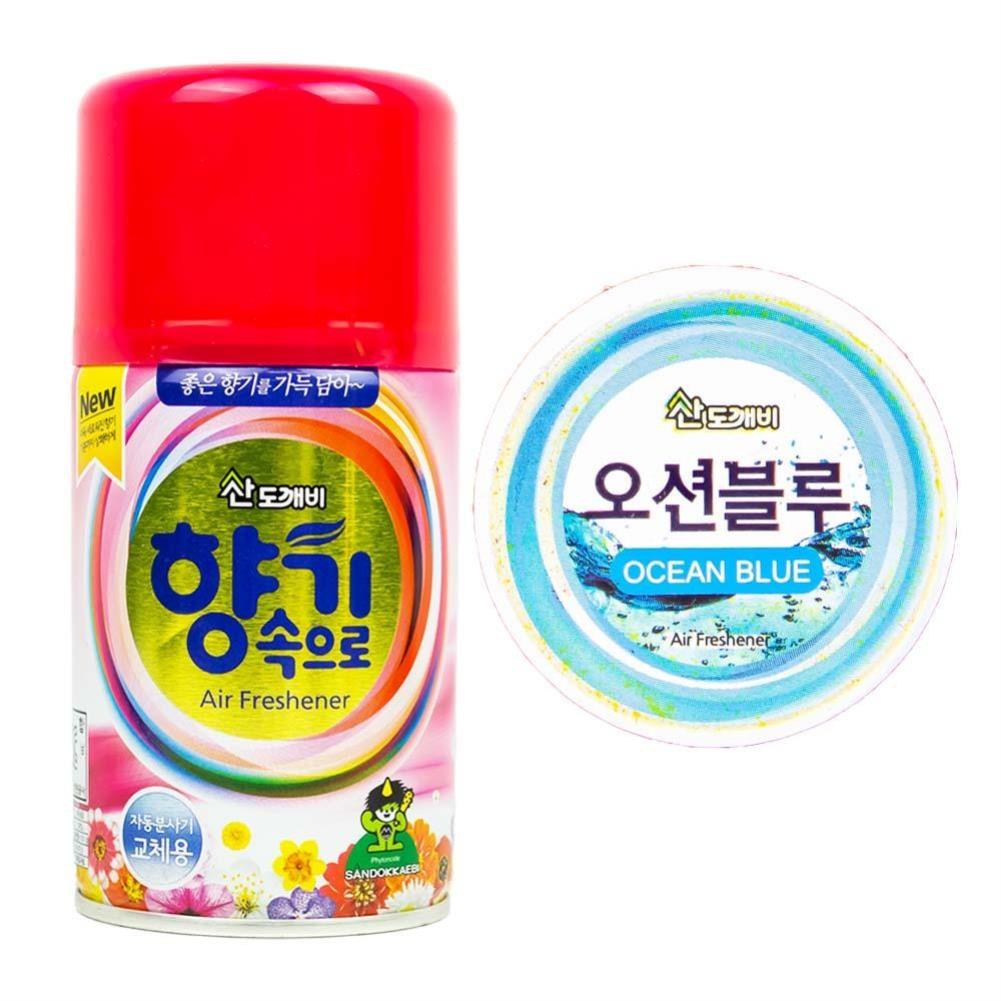 향기속으로 분사형 방향제 리필 오션블루 290ml 탈취 스프레이 리필 분사