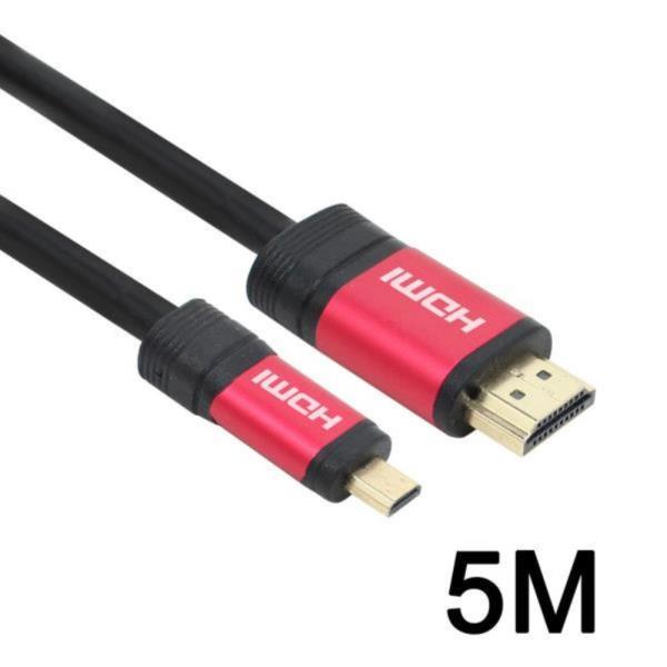 4K UHD HDMI2.0 to MICRO HDMI 레드메탈 케이블 5M