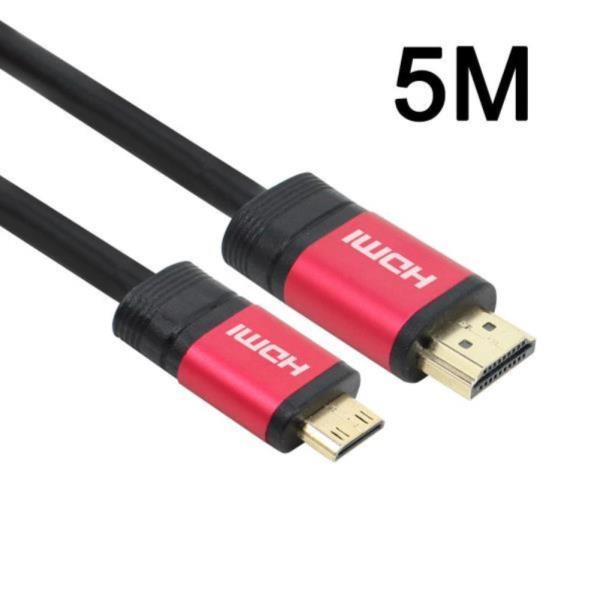 4K UHD HDMI2.0 to MINI HDMI 레드메탈 케이블 5M