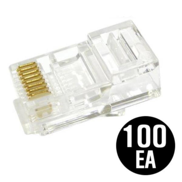 UTP CAT.5E RJ-45 8P8C 콘넥터 플러그 100EA