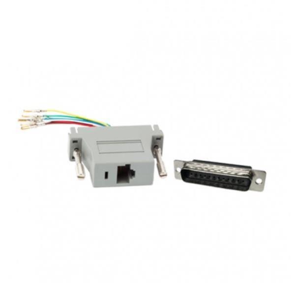 RJ45(F)-DSUB(M)25pin 변환 콘넥터