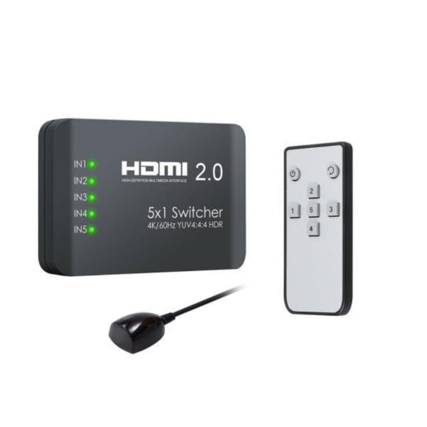 4K HDMI2.0 셀렉터 5포트 60Hz 선택기 영상 스위치