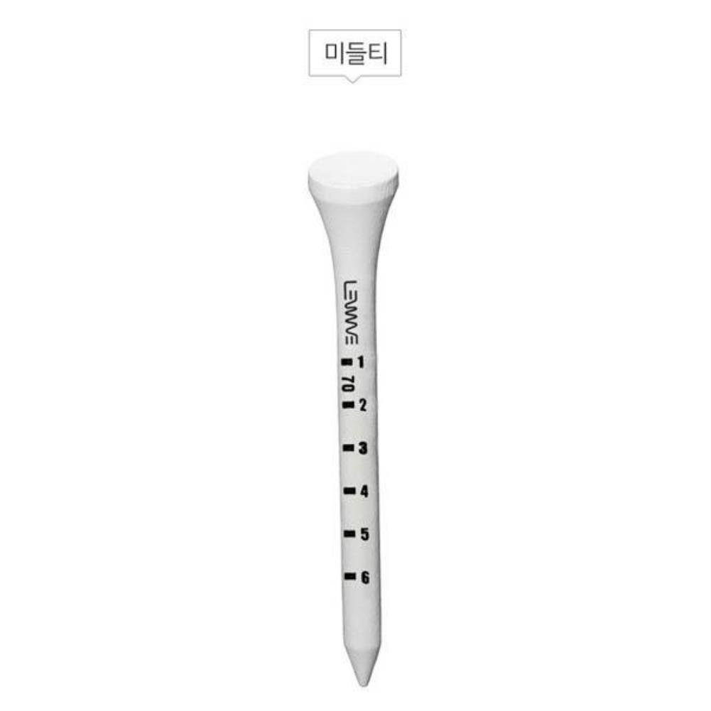 눈금티 미들70mm 50개입 골프연습 눈금티 골프연습용품 골프눈금티 눈금 골