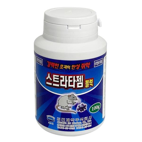 f청진 스트라타젬 블럭(100g)덩어리쥐약 살서제쥐잡기