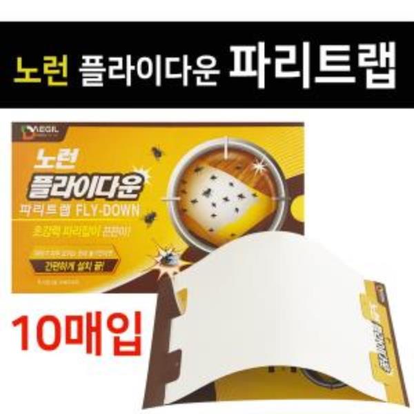 대길 노런 플라이다운 (파리트랩 10매입) 파리끈끈이