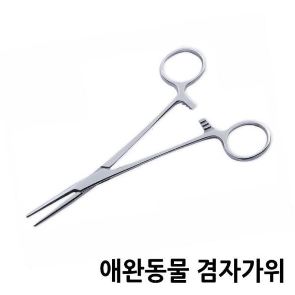 애완용 미용 셀프관리기 반려동물 겸자가위 귀털관리 겸자 귀털뽑기 귀청소